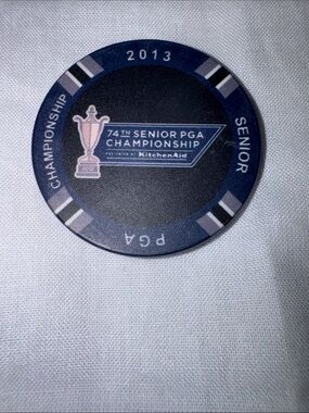 74th Senior PGA Championship Collector Chip Ball Marker- Navy Blue